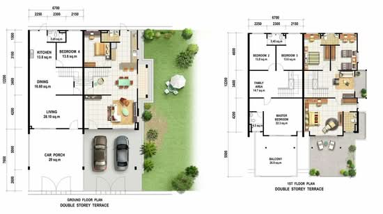 Pearl Villas - Floor Plan - iProperty.com.my