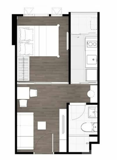 The Origin Ramintra 83 Station : ดิ ออริจิ้น รามอินทรา 83 สเตชั่น - Floor Plan