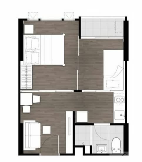 The Origin Ramintra 83 Station : ดิ ออริจิ้น รามอินทรา 83 สเตชั่น - Floor Plan
