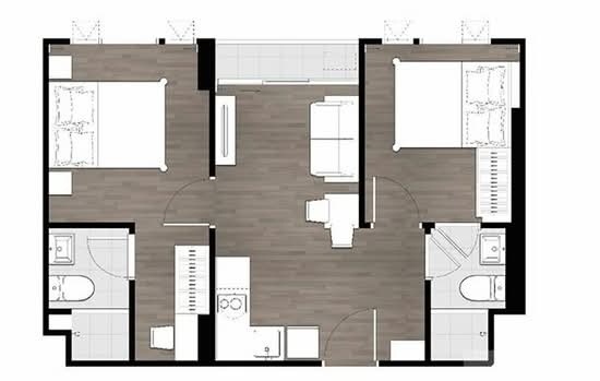 The Origin Ramintra 83 Station : ดิ ออริจิ้น รามอินทรา 83 สเตชั่น - Floor Plan