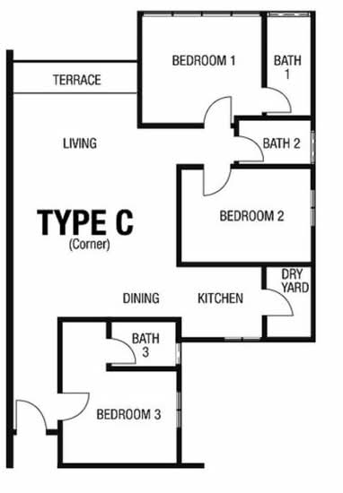 Prins Hill Residences - Floor Plan - iProperty.com.my