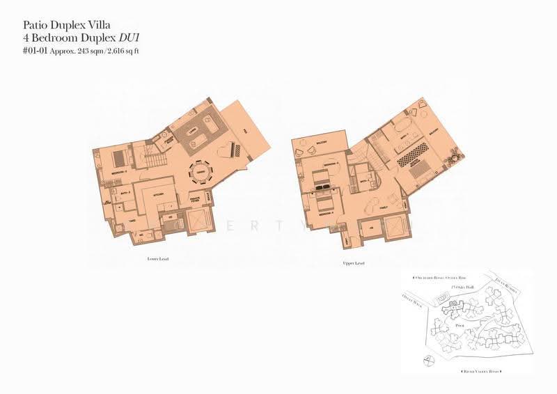 Belle Vue Residences, 33 Oxley Walk, Orchard / River Valley, 4 Bedrooms, 2,615 sqft, Condominium For Rent, by Victoria Lin, 25609539 - 2D - PropertyGuru.com.sg