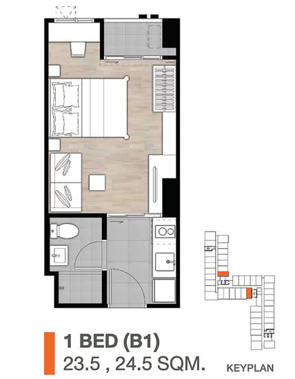 The Origin Phahon-Saphanmai - Floor Plan