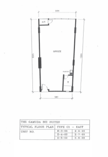 Gamuda Biz Suites - Floor Plan - iProperty.com.my