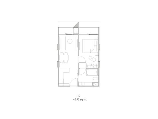 Holme Ekkamai 22 : โฮล์ม เอกมัย 22 - Floor Plan