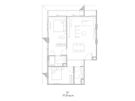 Holme Ekkamai 22 : โฮล์ม เอกมัย 22 - Floor Plan