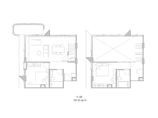 Holme Ekkamai 22 : โฮล์ม เอกมัย 22 - Floor Plan