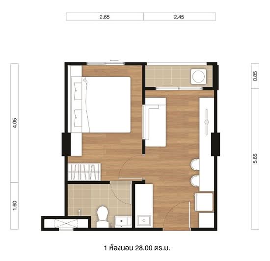 Lumpini Ville Chaengwattana 10 : ลุมพินี วิลล์ แจ้งวัฒนะ 10 - Floor Plan