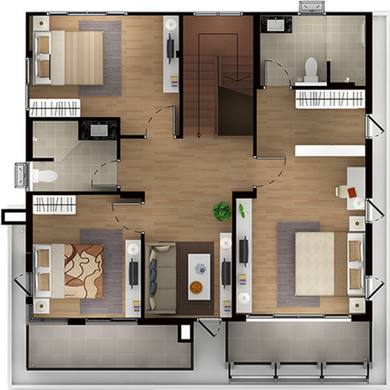 Atoll Java Bay : เอโทล จาวา เบย์ - Floor Plan
