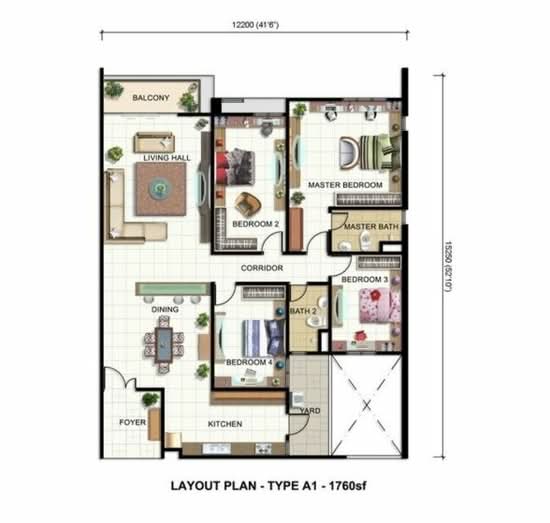 Orange 3 (Oren 3) - Floor Plan - iProperty.com.my