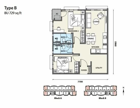 Sensasi @ Utropolis - Floor Plan - iProperty.com.my