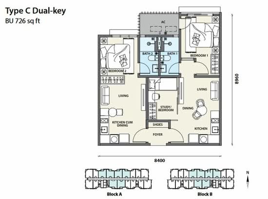 Sensasi @ Utropolis - Floor Plan - iProperty.com.my