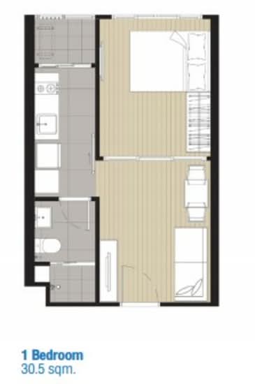 IDEO Charan 70-Riverview : ไอดีโอ จรัญฯ 70-ริเวอร์วิว - Floor Plan