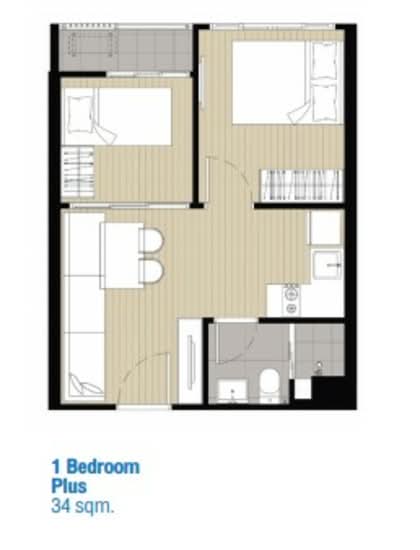 IDEO Charan 70-Riverview : ไอดีโอ จรัญฯ 70-ริเวอร์วิว - Floor Plan