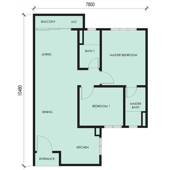 Aster Green - Floor Plan - iProperty.com.my