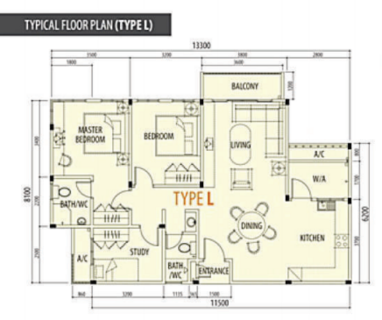 Stutong Heights 2 - Floor Plan - iProperty.com.my