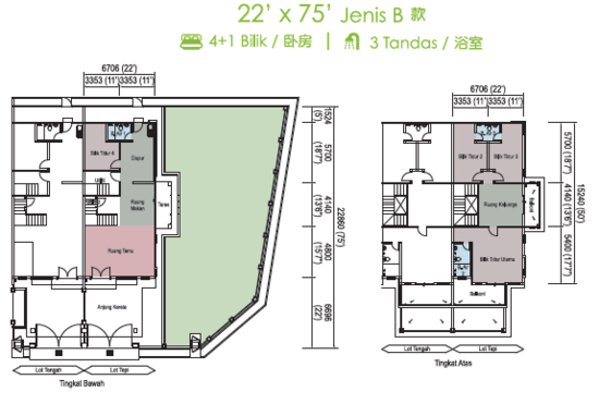 Taman Saujana Tehel - Floor Plan - iProperty.com.my