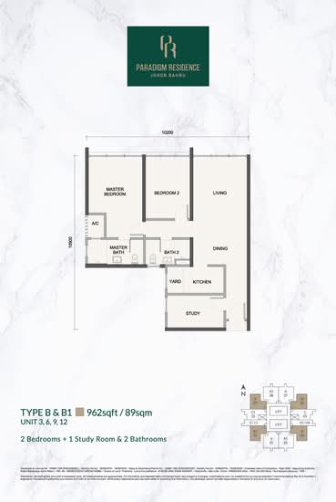 Paradigm Residence - Floor Plan - iProperty.com.my