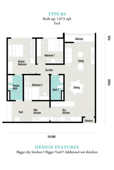 E'Island Lake Haven @ Puchong - Floor Plan
