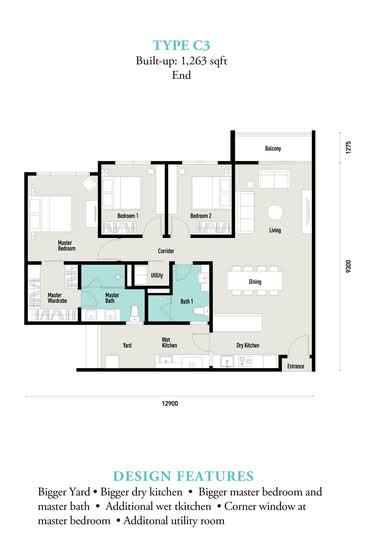 E'Island Lake Haven @ Puchong - Floor Plan