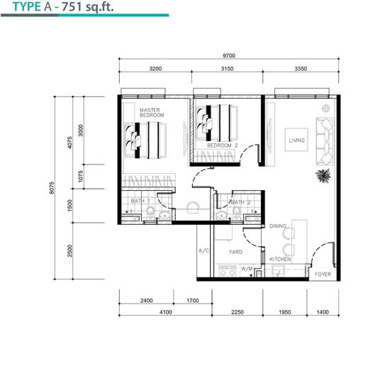 Gaya Resort Homes - Floor Plan - iProperty.com.my