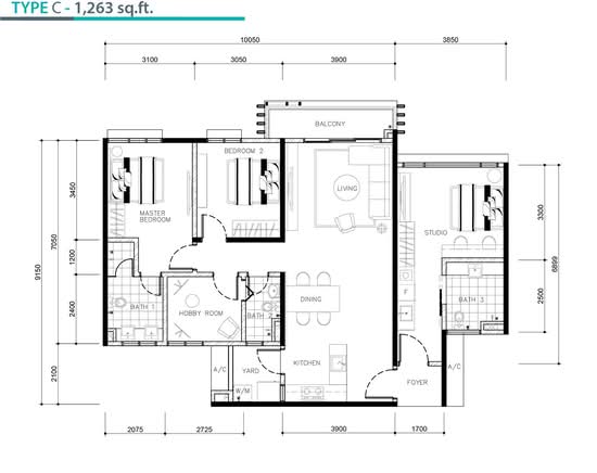 Gaya Resort Homes - Floor Plan - iProperty.com.my