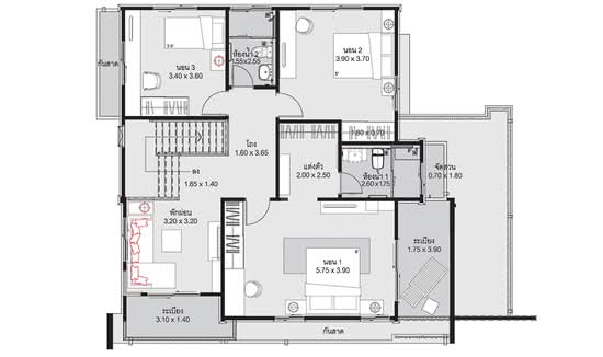 Mantana Lake Watcharapol - Floor Plan