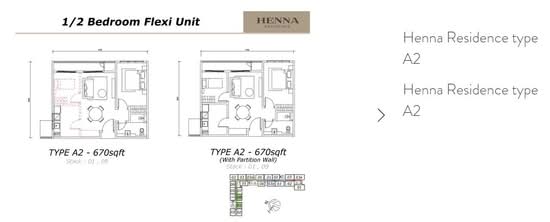 Henna Residence @ The Quartz WM - Floor Plan - iProperty.com.my