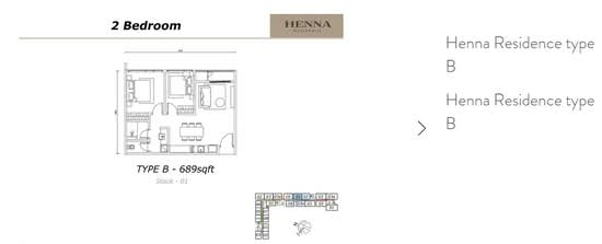 Henna Residence @ The Quartz WM - Floor Plan - iProperty.com.my