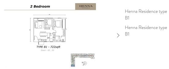 Henna Residence @ The Quartz WM - Floor Plan - iProperty.com.my
