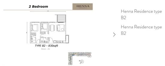 Henna Residence @ The Quartz WM - Floor Plan - iProperty.com.my