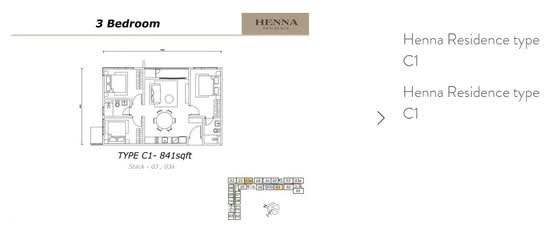 Henna Residence @ The Quartz WM - Floor Plan - iProperty.com.my