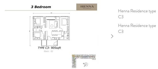 Henna Residence @ The Quartz WM - Floor Plan - iProperty.com.my