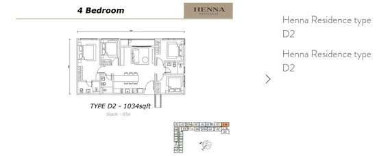 Henna Residence @ The Quartz WM - Floor Plan - iProperty.com.my