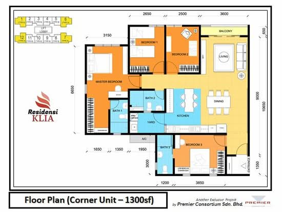 Residensi KLIA - Floor Plan - iProperty.com.my