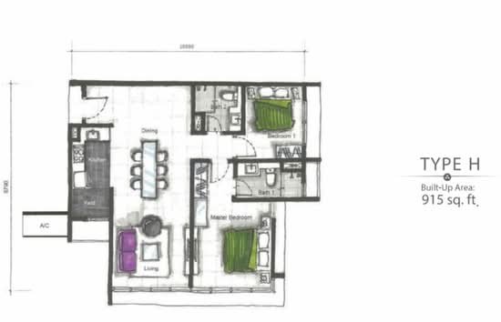 Eco Nest - Floor Plan - iProperty.com.my