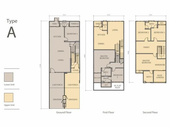 Ayden Townhouse Warisan Puteri - Floor Plan - iProperty.com.my
