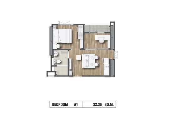 Rich Point @ BTS Wutthakat : ริช พอยท์ @ บีทีเอส วุฒากาศ - Floor Plan