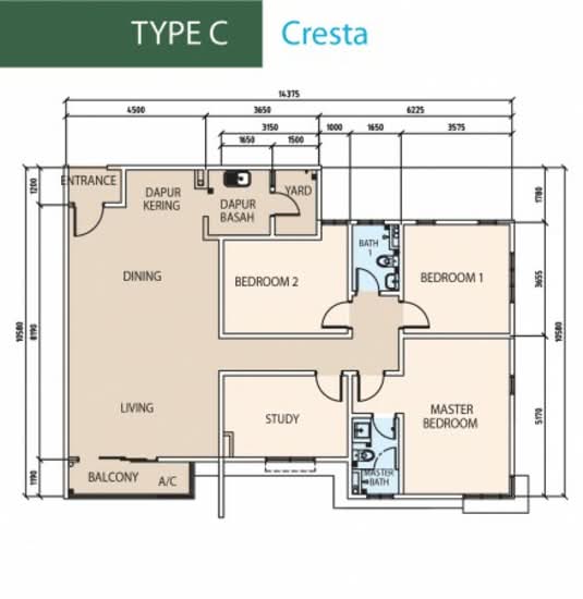 Hon Residensi @ City Garden Commercial Centre - Floor Plan - iProperty.com.my