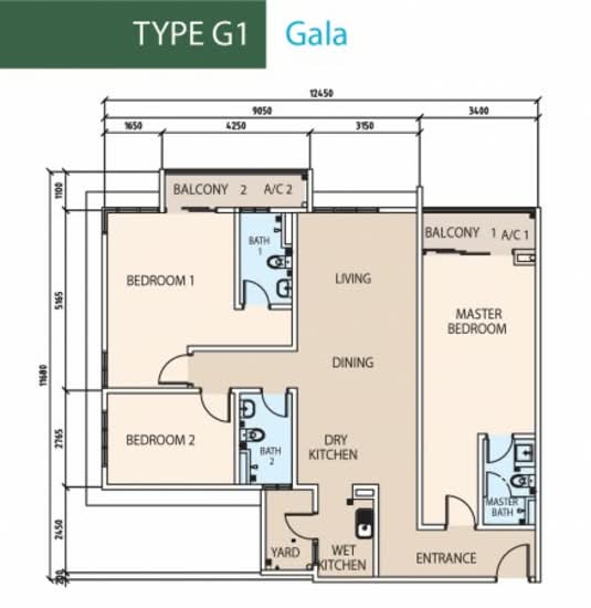 Hon Residensi @ City Garden Commercial Centre - Floor Plan - iProperty.com.my