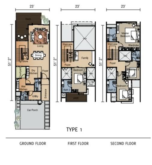Schubert, Symphony Hills - Floor Plan - iProperty.com.my