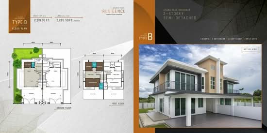 Utama Park Residence Phase 2A (Detached Type 1) - Floor Plan - iProperty.com.my