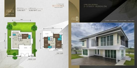Utama Park Residence Phase 2A (Detached Type 1) - Floor Plan - iProperty.com.my
