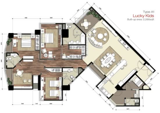 9 Bukit Utama Condominium - Floor Plan - iProperty.com.my