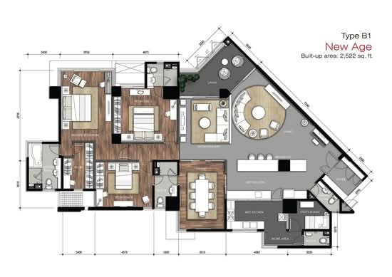 9 Bukit Utama Condominium - Floor Plan - iProperty.com.my