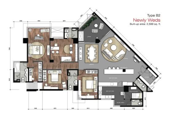 9 Bukit Utama Condominium - Floor Plan - iProperty.com.my