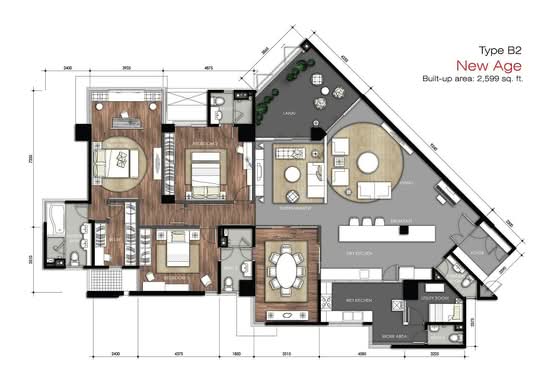 9 Bukit Utama Condominium - Floor Plan - iProperty.com.my