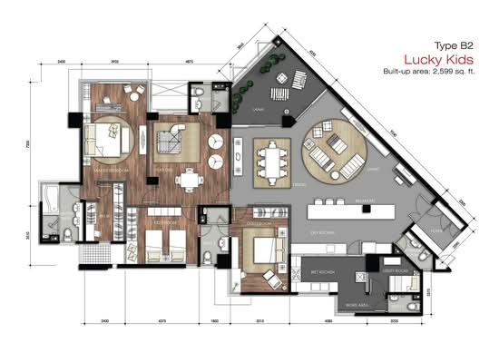 9 Bukit Utama Condominium - Floor Plan - iProperty.com.my