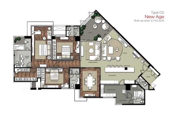 9 Bukit Utama Condominium - Floor Plan - iProperty.com.my