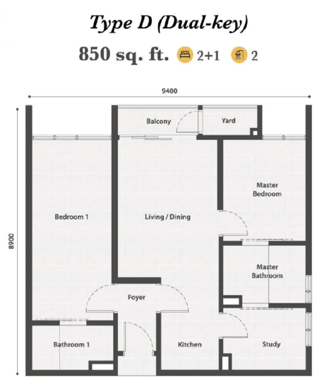 Sky Trees - Floor Plan - iProperty.com.my